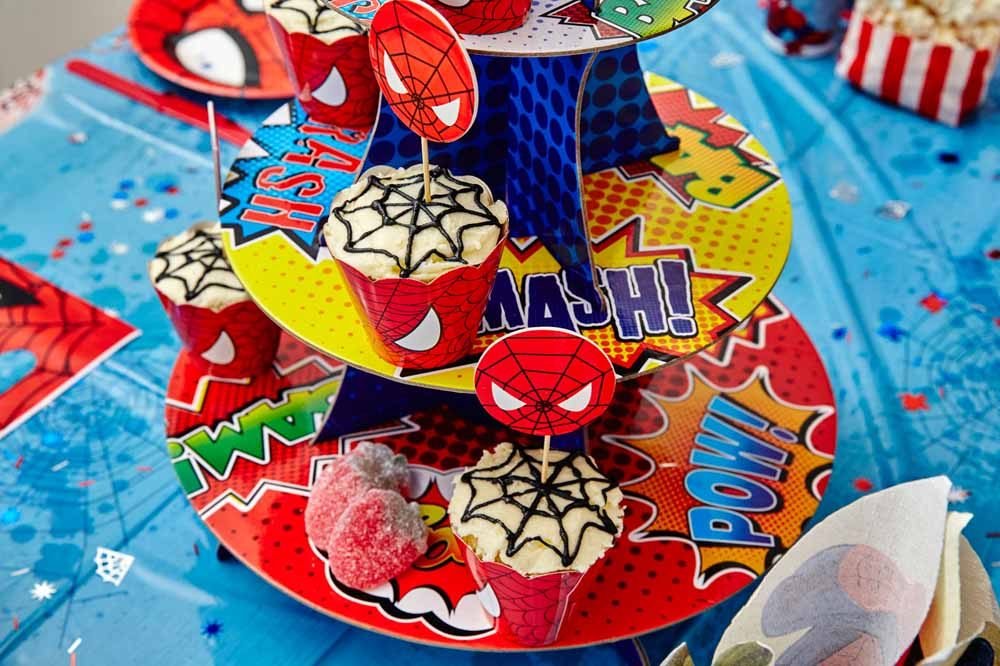 Spiderman Pynt Børnefødselsdag/Temafest
