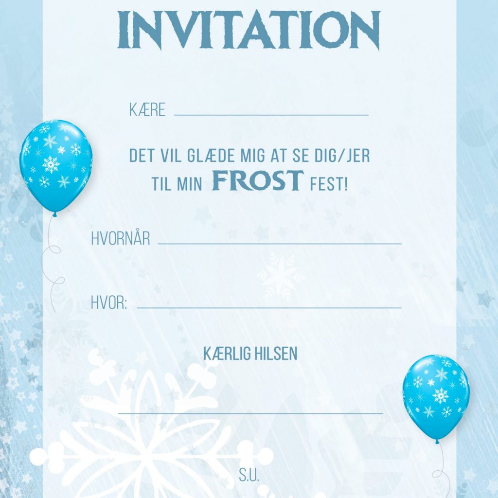 frost invitation.