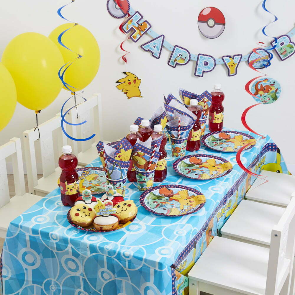 Pokemon Børnefødselsdag/Temafest pynt