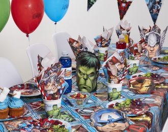 Avengers Børnefødselsdag/Temafest pynt