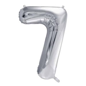 Guld folie ballon tal 5