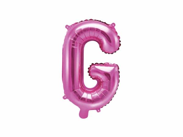 Pink folie ballon bogstav G