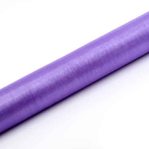 Lys lilla organza løber