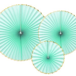 Mint rosetter med guldkant