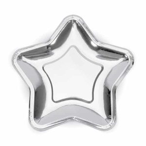 Sølv stjerne tallerken
