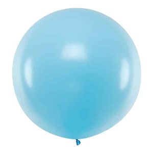 Lyseblå kæmpeballon