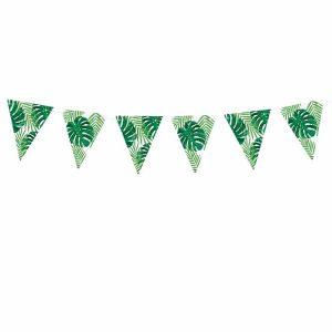 Aloha vimpel banner med blade