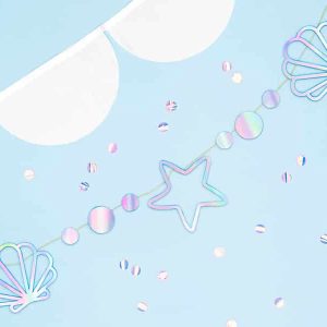 Iridescent strand guirlande