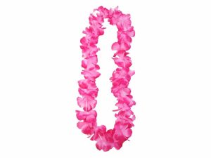 Rosa/pink Hawaii hula krans