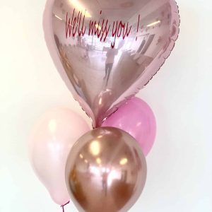 Ballon box hjerte og balloner