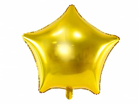 Ballon box stjerne med tekst & tre balloner