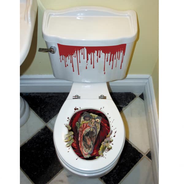 Zombie toilet dekoration