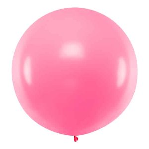 1 meter pink rund ballon (1 stk. i en pakke)