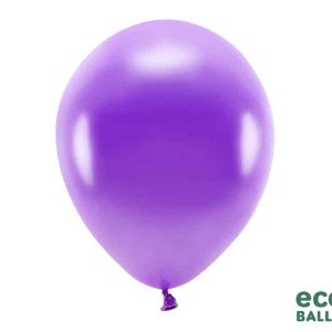 metallisk violet lilla eco ballon