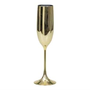 guld champagneglas