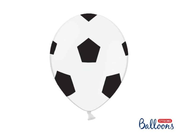 Hvid fodbold ballon