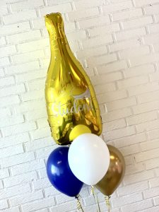 Ballon box Student med tre balloner