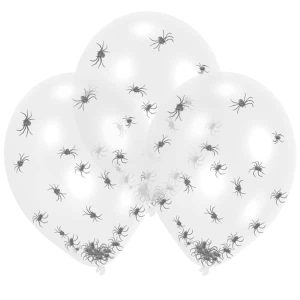 transparente balloner med edderkopper