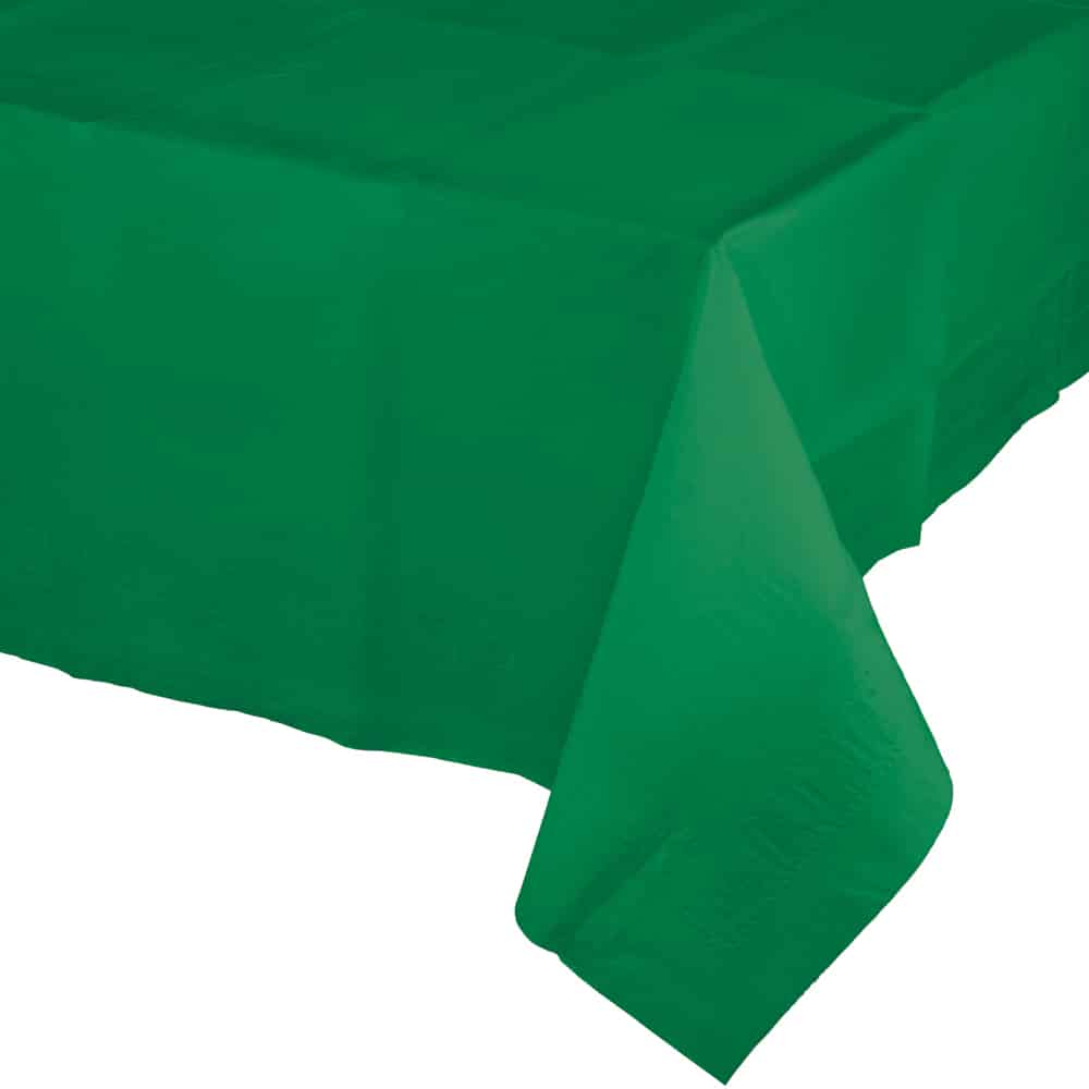 Grøn papir/plastik dug - Party Box - Party