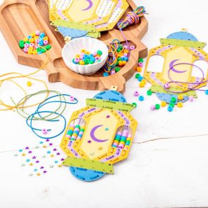 DIY perle lanterne sæt