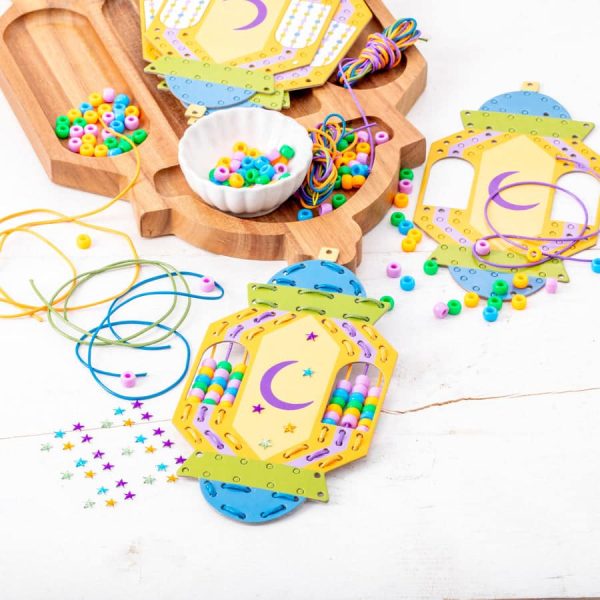 DIY perle lanterne sæt