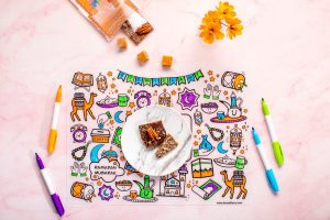 Mal-selv dækserviet ramadan kalender inkl. tuscher Mal-selv dækserviet ramadan kalender inkl. tuscher