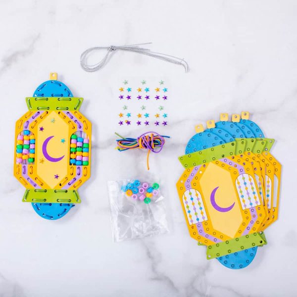 DIY perle lanterne sæt