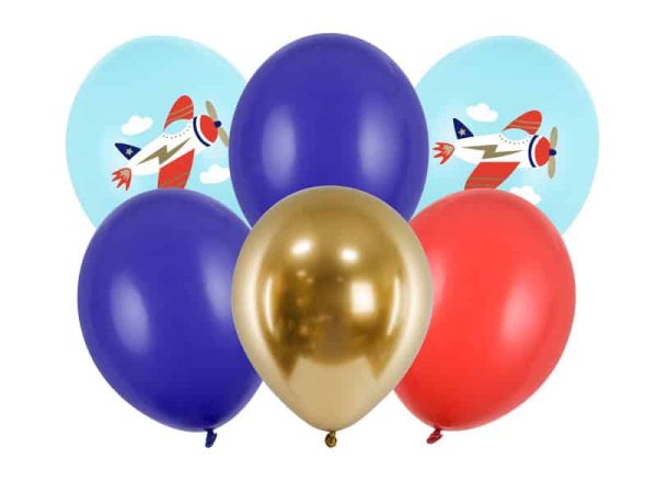 Flyvemaskine ballon sæt