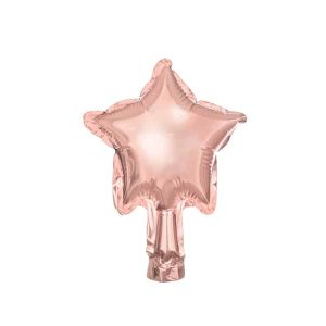 Rosegold MINI stjerne folie ballon