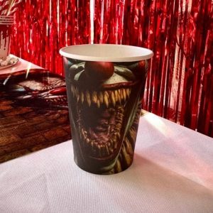 Uhyggelig klovn bordpynt