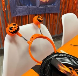 Hårbånd med græskar