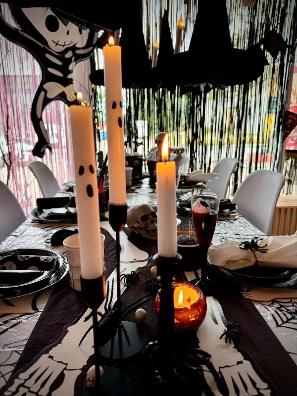 Hvid spøgelse stearinlys