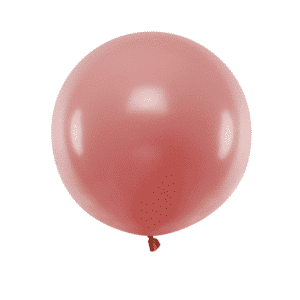 60 cm mat wild rose rund ballon