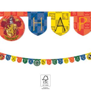 Harry Potter® Happy Birthday Guirlande (1 stk. i en pakke)