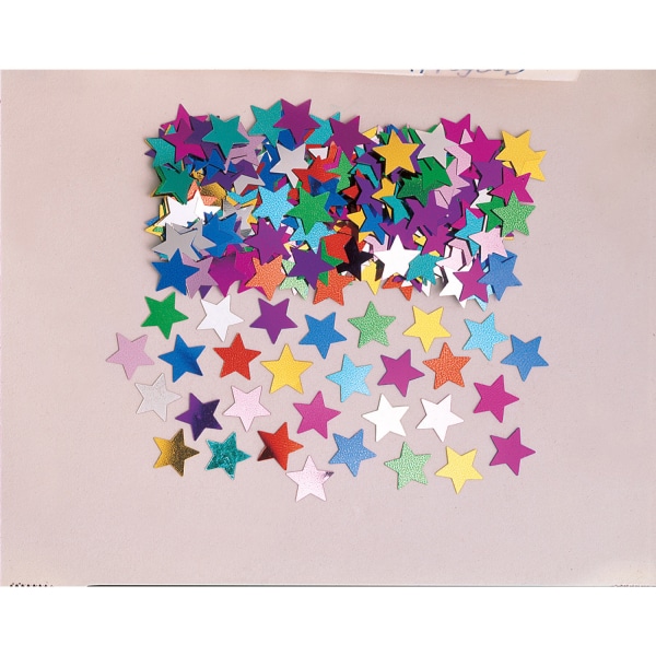 Farverig stjerne konfetti Farverig stjerne konfetti
