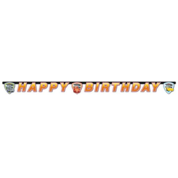Disney® Cars 3 Happy Birthday Guirlande Disney® Cars 3 Happy Birthday Guirlande