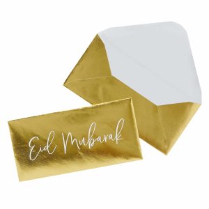 Guld pengekonvolut “Eid Mubarak”