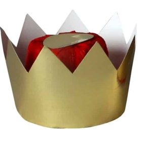 Papir dronninge krone (1 stk. i en pakke)