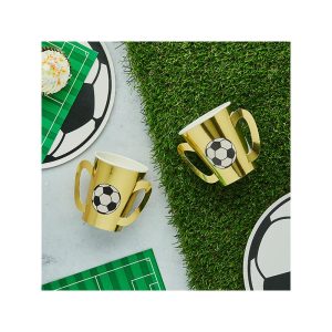 Fodbold Trofæ Papkop (8 stk. i en pakke)