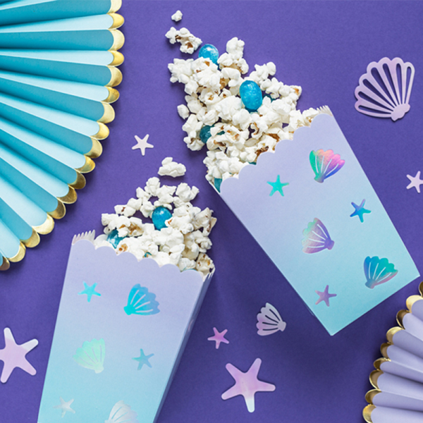 Musling Popcornbægre Lyseblå