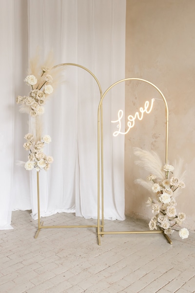 Guld backdrop stativ 80 x 200 cm Guld backdrop stativ 80 x 200 cm