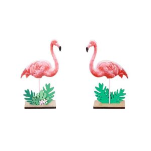 Pink flamingo bordpynt