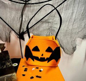 Græskar “trick or treat” pose