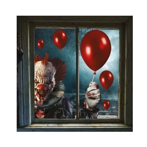 Uhyggelig klovn bordpynt