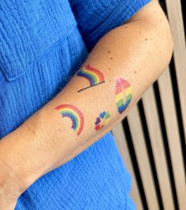 Pride falske tatovering