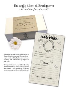 En hilsen til brudeparret