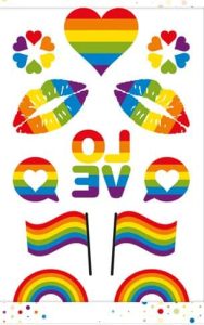 Pride falske tatovering