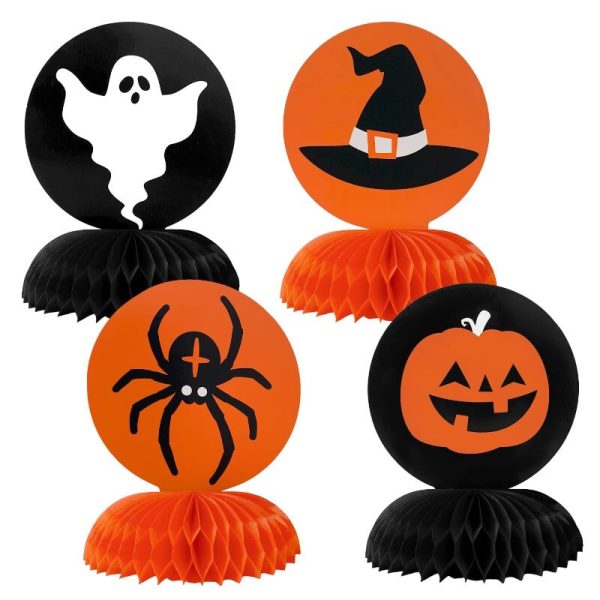 Halloween honeycomb bordpynt