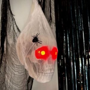 Lysende spindelvæv kranie