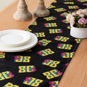 Sort 80’er bordløber